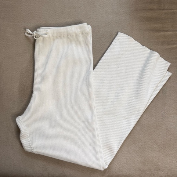 Legoe Heritage Maternity KNIT PANT (OFF WHITE) Women’s US Large - Picture 2 of 7